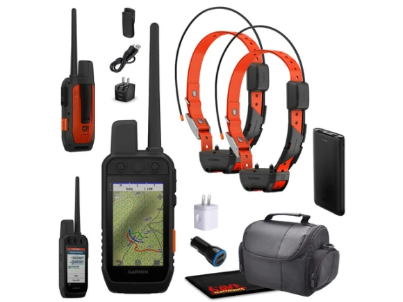 GPS Tracking Device with Two Dog Collars — Dog GPS Tracker, Garmin