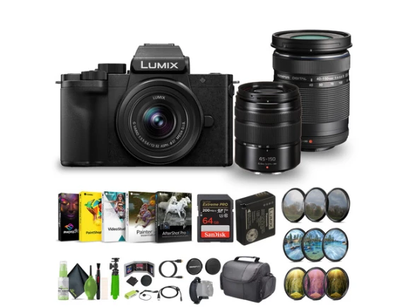 Mirrorless camera with vlogging accessories — Digital Cameras & Camcorders, Panasonic