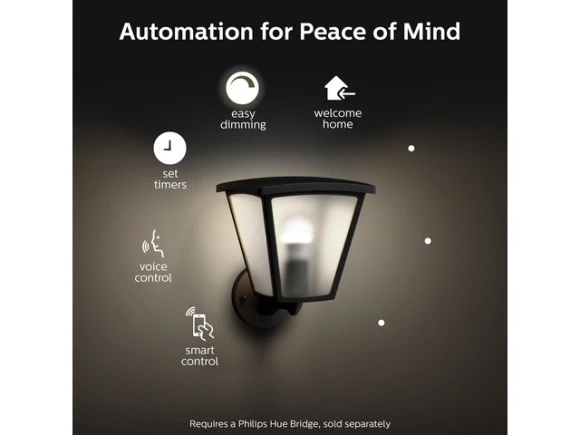 Outdoor LED Wall Mount Sconce — Smart Outdoor Lighting, Philips