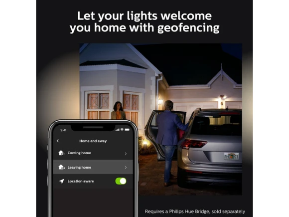Outdoor LED Wall Mount Sconce — Smart Outdoor Lighting, Philips
