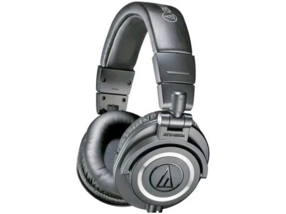 Professional Studio Monitor Headphones, Over-Ear, Black — Wireless Earbuds, Audio Technica