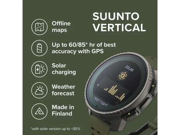 Vertical GPS Smartwatch — Smart Watch, Suunto
