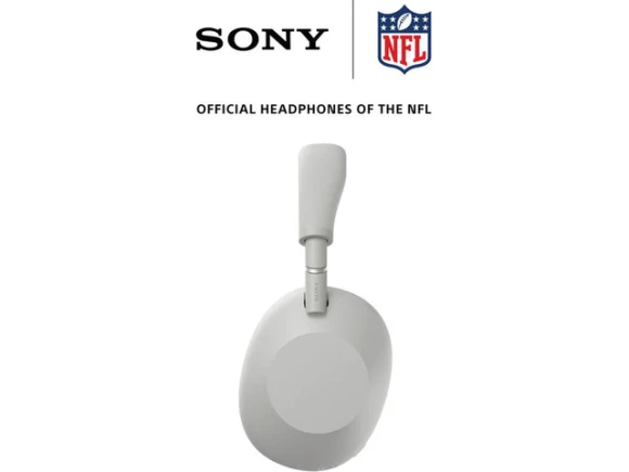 Wireless Noise-Canceling Headphones, Platinum Silver — Wireless Earbuds, Sony