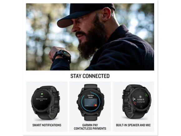 47mm AMOLED GPS Smartwatch — Smart Watch, Garmin