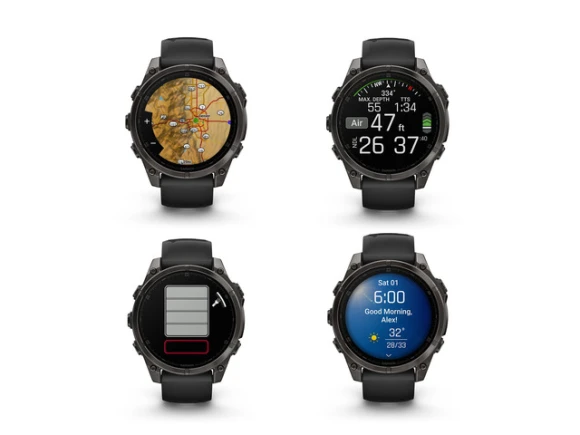 47mm AMOLED Smart Watch — Smart Watch, Garmin