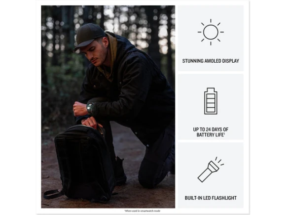 50mm GPS Smartwatch, Tactical Edition — Smart Watch, Garmin
