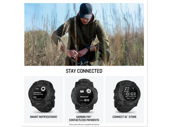 50mm Smartwatch and Wireless Earbuds Bundle — Smart Watch, Garmin