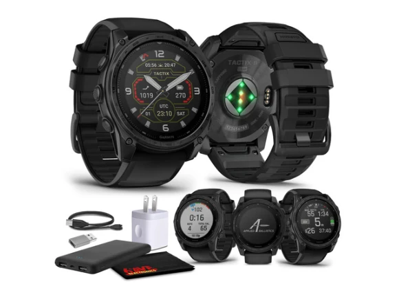 51 mm GPS Smartwatch with Solar-Charging Display and Ballistics Solver — Smart Watch, Garmin