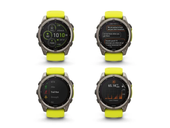51 mm Solar Smart Watch with Sapphire Crystal — Smart Watch, Garmin