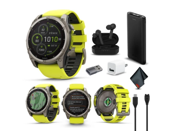 51 mm Solar Smart Watch — Smart Watch, Garmin