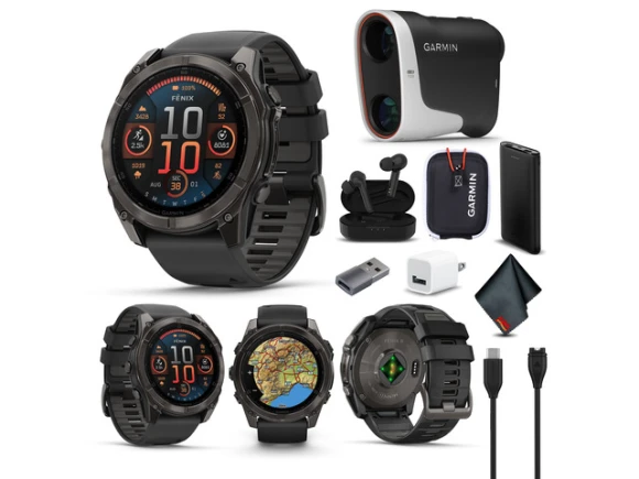51mm AMOLED Smart Watch — Smart Watch, Garmin