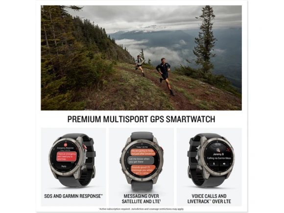 51mm GPS smartwatch with inReach Mini 2 Satellite Communicator — Smart Watch, Garmin