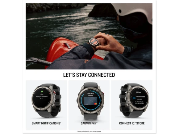 51mm GPS smartwatch with inReach Mini 2 Satellite Communicator — Smart Watch, Garmin
