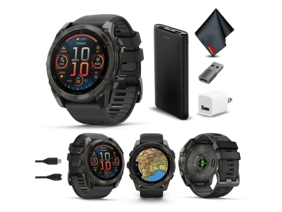 51mm Sapphire Smart Watch — Smart Watch, Garmin