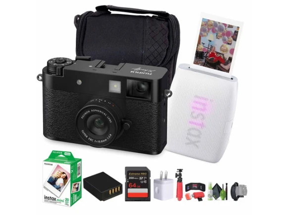 Digital Camera Kit with Smartphone Printer — Digital Cameras & Camcorders, Fujifilm