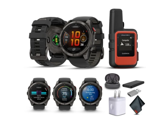 Fenix 8 Pro GPS smartwatch bundle with inReach Mini 2 Satellite Communicator — Smart Watch, Garmin
