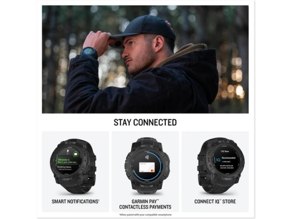Instinct 3 Tactical Edition Smart Watch, 50mm — Smart Watch, Garmin