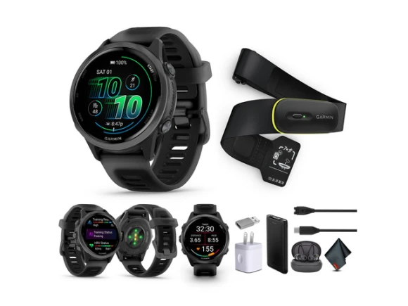 Smart Watch, 42MM, Black — Smart Watch, Garmin