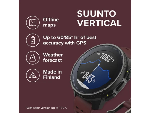 Vertical GPS Smart Watch — Smart Watch, Suunto