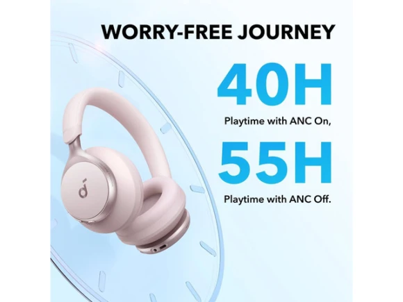 Active Noise-Cancelling Headphones — Wireless Earbuds, Soundcore