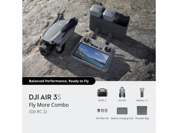 Air 3S Fly More Combo — Drone, DJI