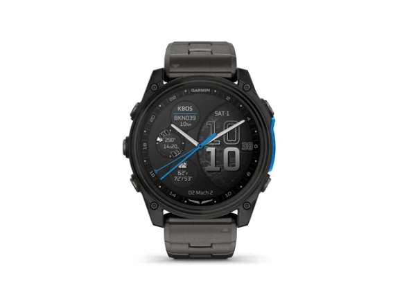 Aviator Smartwatch, 51 mm, Carbon Gray — Smart Watch, Garmin