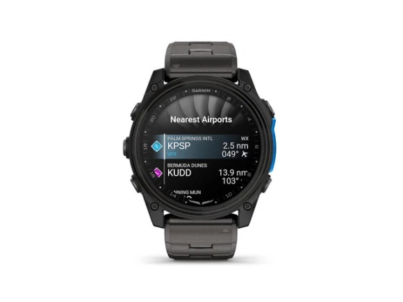 Aviator Smartwatch, 51 mm, Carbon Gray — Smart Watch, Garmin