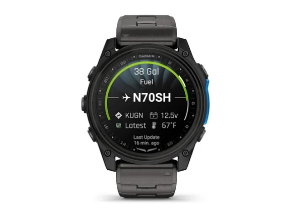 Aviator Smartwatch, 51 mm, Carbon Gray — Smart Watch, Garmin