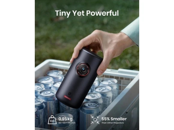 Capsule 3 Laser Projector — Smart Projector, Nebula