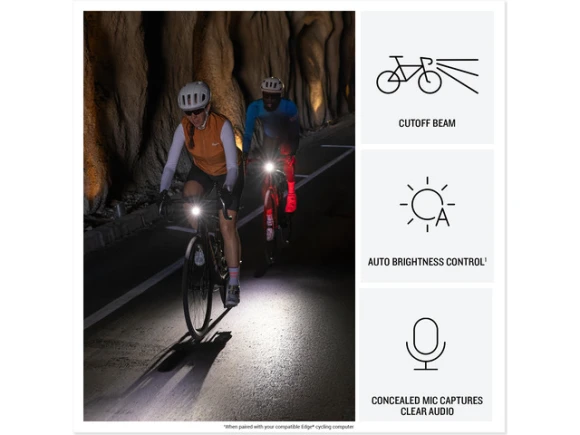 Cycling light and camera bundle — Smart Bike Light, Garmin