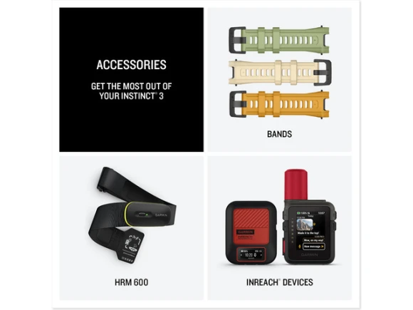 Instinct 3 Solar Smartwatch — Smart Watch, Garmin