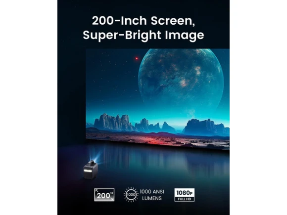 Mars 3 Portable Projector — Smart Projector, Nebula