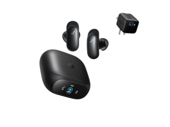 Noise-Cancelling Wireless Earbuds with Charger — Wireless Earbuds, Soundcore