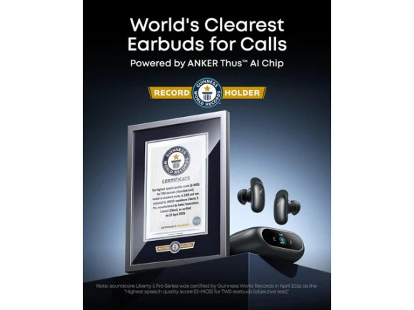 Noise-Cancelling Wireless Earbuds with Charger — Wireless Earbuds, Soundcore