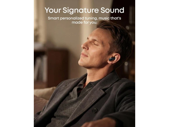 Noise-Cancelling Wireless Earbuds with Charger — Wireless Earbuds, Soundcore