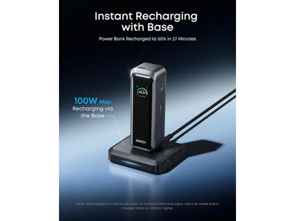 Portable Charger with Charging Base — Power Bank, Anker