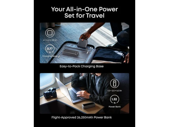 Power Bank and Charging Base — Power Bank, Anker