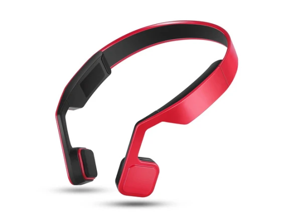 Red Bone Conduction Headphones — Wireless Earbuds, Lian LifeStyle