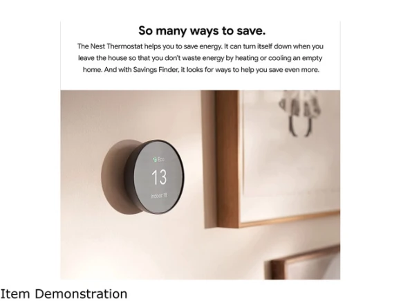 Thermostat — Smart Thermostat, Google