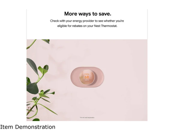Thermostat — Smart Thermostat, Google