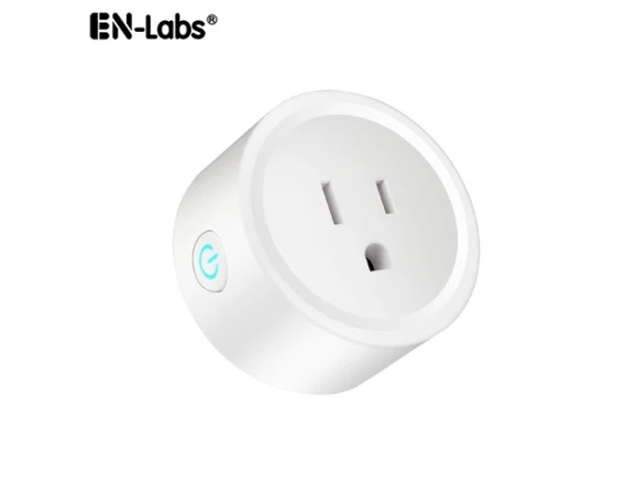 White WiFi Smart Plug — Smart Plug, EN-Labs