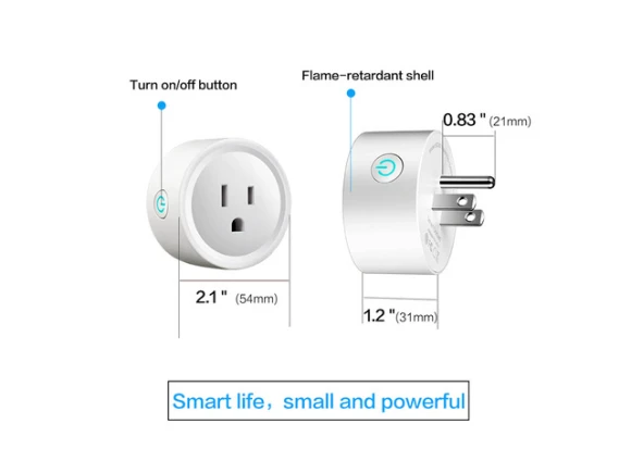 White WiFi Smart Plug — Smart Plug, EN-Labs