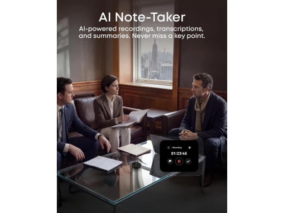 Wireless earbuds with Anker Nano Smart Display Charger — Wireless Earbuds, Soundcore