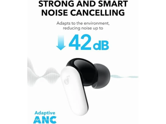 Wireless Noise-Cancelling Earbuds — Wireless Earbuds, Anker