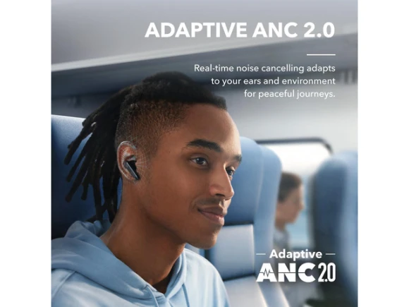 Wireless Noise-Cancelling Earbuds — Wireless Earbuds, Soundcore