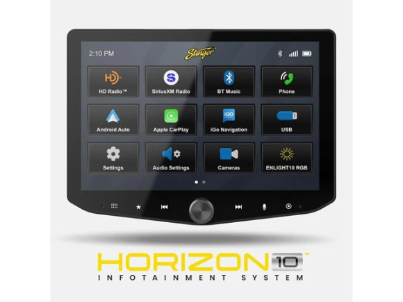 2-DIN Multimedia Receiver — Car Infotainment System, STINGER
