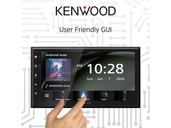 6.8-inch Multimedia Receiver — Car Infotainment System, KENWOOD