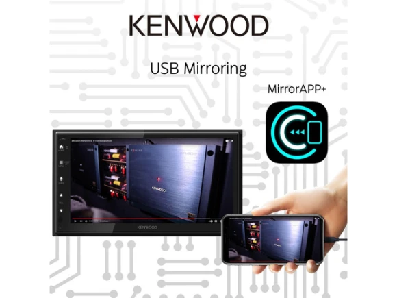 6.8-inch Multimedia Receiver — Car Infotainment System, KENWOOD
