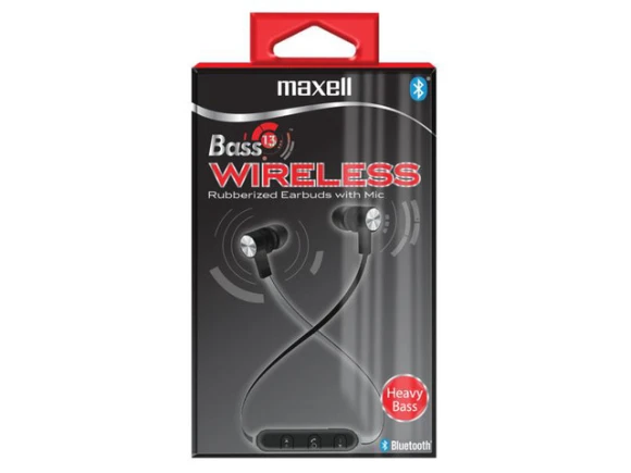 Bass13 Bluetooth Earbuds — Wireless Earbuds, Maxell
