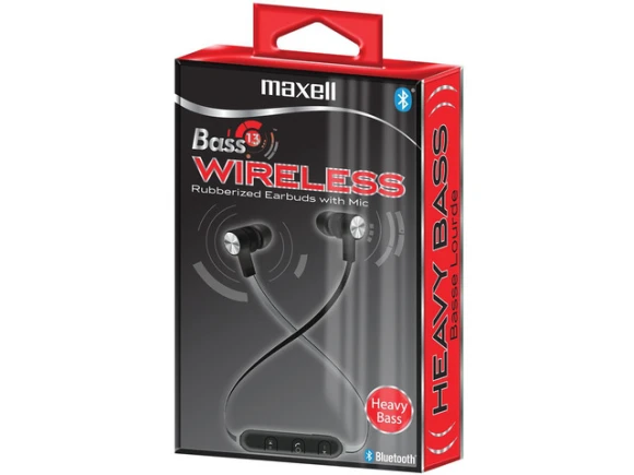 Bass13 Bluetooth Earbuds — Wireless Earbuds, Maxell
